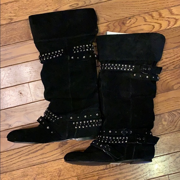 Buckle Shoes - Buckle Black boots